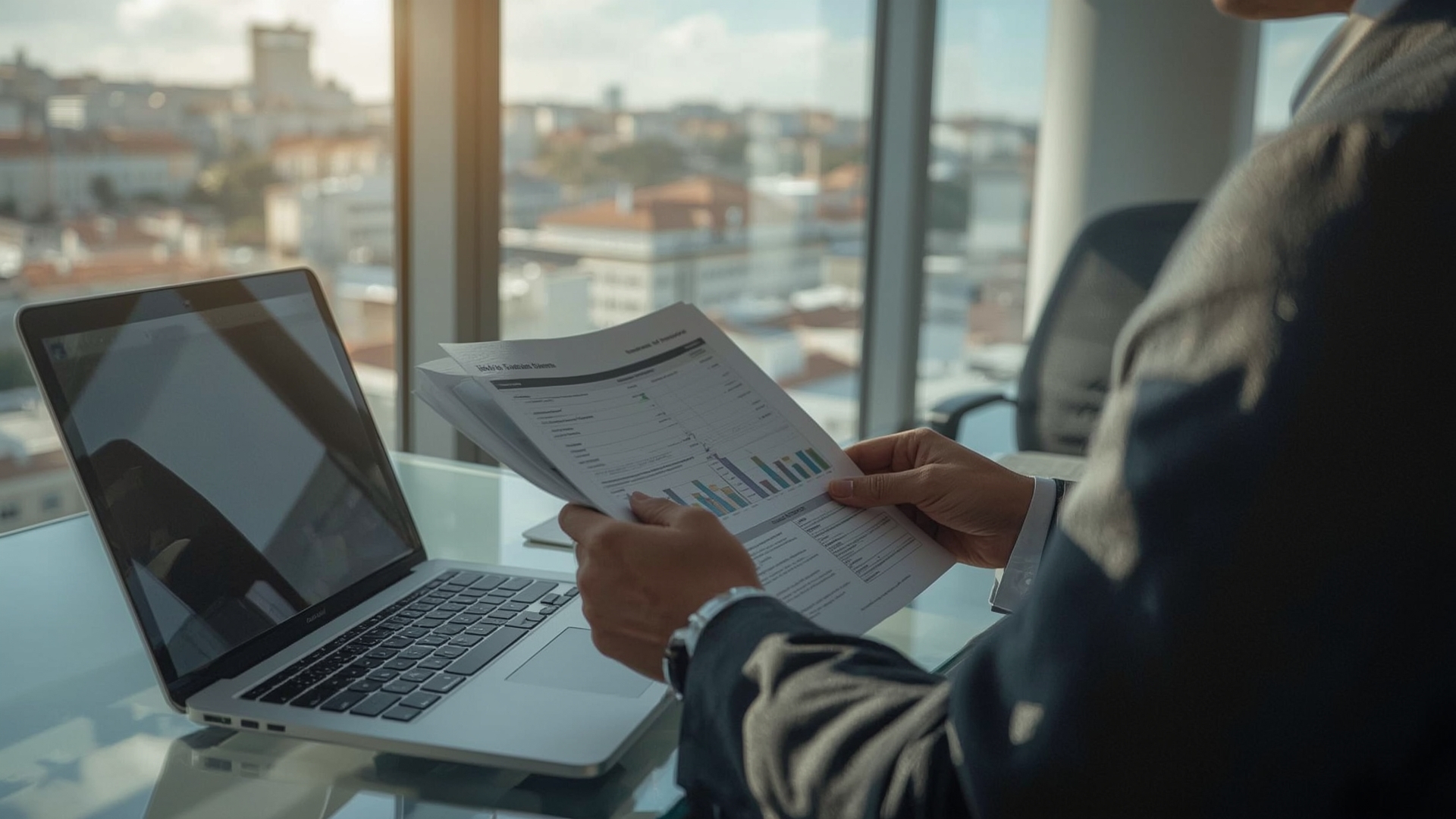 Escritório de contabilidade moderno em Lisboa
